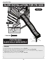 Предварительный просмотр 38 страницы Playcore Swing-N-Slide PB 8233 Assembly Instructions Manual