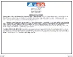 Preview for 2 page of Playcore ultra site 71-I4 Manual