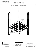 Предварительный просмотр 34 страницы Playcore ultraPLAY uPLAY TODAY MADDIE'S CHASE UPLAY-006-N Assembly Instructions Manual