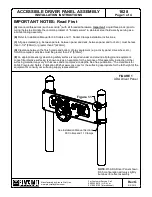 Preview for 1 page of Playcraft Accessible Driver Panel 1628 Assembly/Installation Instructions