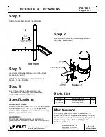 Preview for 2 page of Playcraft Double Sit Down R5 Installation Instructions