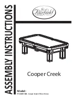 Playcraft Fairfield Cooper Creek Assembly Instructions Manual предпросмотр