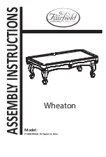 Playcraft Fairfield Wheaton PTWHEBRI08 Assembly Instructions Manual preview