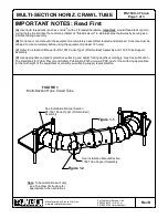 Preview for 1 page of Playcraft Multi-Section Horiz. Crawl Tube R5-1500-3 Installation Instructions