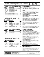 Preview for 3 page of Playcraft Panel 1 Rotomolded LLDPE R5-1601 Assembly Instructions