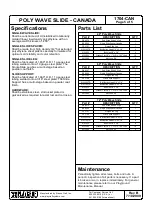 Preview for 5 page of Playcraft Poly Wave Slide Canada 1704-CAN Installation Instructions