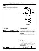 Preview for 2 page of Playcraft Revolution Post Top Cap Installation Instructions