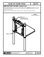 Playcraft Slide Sit Down Hood R5-1303 Installation Instructions preview