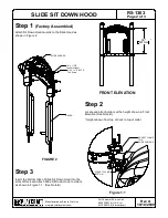 Preview for 2 page of Playcraft Slide Sit Down Hood R5-1303 Installation Instructions