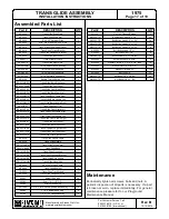 Preview for 17 page of Playcraft Trans-Glide 1975 Assembly/Installation Instructions