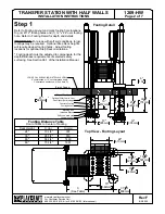 Preview for 2 page of Playcraft Transfer Station with Half Walls 1209-HW Installation Instructions Manual