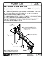 Preview for 1 page of Playcraft Twister Slide 1710 Installation Instructions