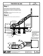 Preview for 2 page of Playcraft Twister Slide 1710 Installation Instructions