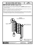 Playcraft Zig Zag Steel Net Wall 1968 Installation Instructions preview