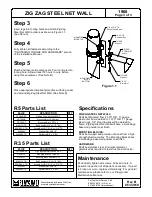 Preview for 3 page of Playcraft Zig Zag Steel Net Wall 1968 Installation Instructions