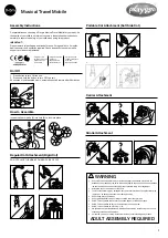 PLAYGRO Musical Travel Mobile Assembly Instructions предпросмотр