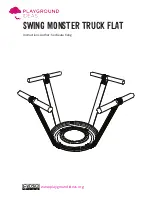 PLAYGROUND IDEAS SWING MONSTER TRUCK FLAT Instructions Manual предпросмотр