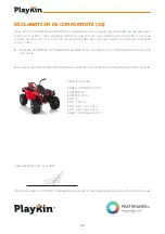 Preview for 28 page of PLAYKIN QUAD RACER Instruction Manual