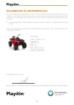 Preview for 54 page of PLAYKIN QUAD RACER Instruction Manual