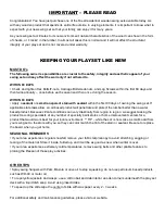 Preview for 9 page of PlayNation Play Systems 1500AWC Manual