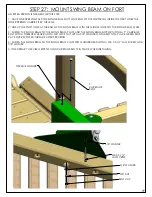 Предварительный просмотр 87 страницы PlayNation Play Systems 1501 Assembly Instructions Manual