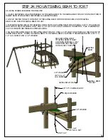 Предварительный просмотр 62 страницы PlayNation Play Systems 2500-1 Assembly Instructions Manual