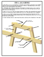 Preview for 5 page of PlayNation Play Systems Children's Picnic Table Assembly Manual