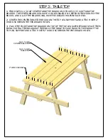 Preview for 7 page of PlayNation Play Systems Children's Picnic Table Assembly Manual