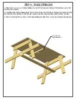 Preview for 8 page of PlayNation Play Systems Children's Picnic Table Assembly Manual