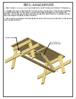 Preview for 9 page of PlayNation Play Systems Children's Picnic Table Assembly Manual