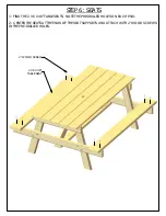 Preview for 10 page of PlayNation Play Systems Children's Picnic Table Assembly Manual