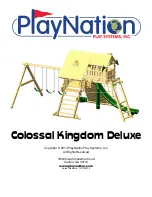 Предварительный просмотр 1 страницы PlayNation Play Systems Colossal Kingdom Deluxe Manual