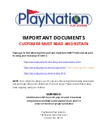 Preview for 10 page of Playnation Passage II 1850AT Manual