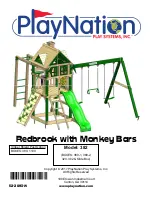 Playnation Redbrook with Monkey Bars 382 Manual preview