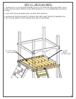 Предварительный просмотр 61 страницы Playnation Redbrook with Monkey Bars 382 Manual