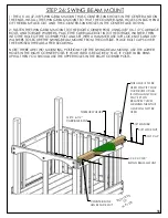 Предварительный просмотр 66 страницы Playnation Redbrook with Monkey Bars 382 Manual