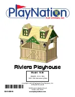 Preview for 1 page of Playnation Riviera Playhouse 1536 Manual