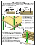 Preview for 30 page of Playnation Tiki Treehouse Assembly Manual