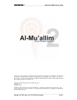 PLAYNETICS Al-Mu'allim AM-RD2 User Manual preview