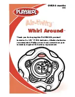 Playskool Air-tivity Whirl Around 6186 Instruction Manual preview