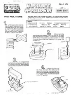 Preview for 2 page of Playskool Alphabet Roadway Instruction Manual