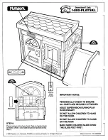 Предварительный просмотр 4 страницы Playskool Busy Toddler Playhouse 52200 Instructions