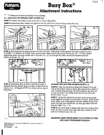 Предварительный просмотр 1 страницы Playskool BusyBox Attachment Instructions