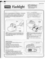 Playskool Flashlight Instruction Manual preview