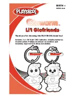 Playskool Li'l Glofriends 06564 Instruction Manual предпросмотр