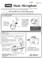 Playskool Music Microphone Instruction Manual preview