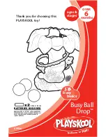 Playskool Playskool Busy Ball Drop User Manual preview