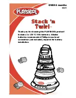 Playskool Stack 'n Twirl 06471 Instruction Manual preview