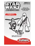 Playskool Star Wars Chewbacca with Wookiee Scout Flyer 07895 Instruction Manual preview