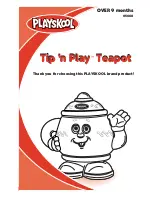 Playskool Tip 'n Play Teapot 05068 Instruction Manual предпросмотр